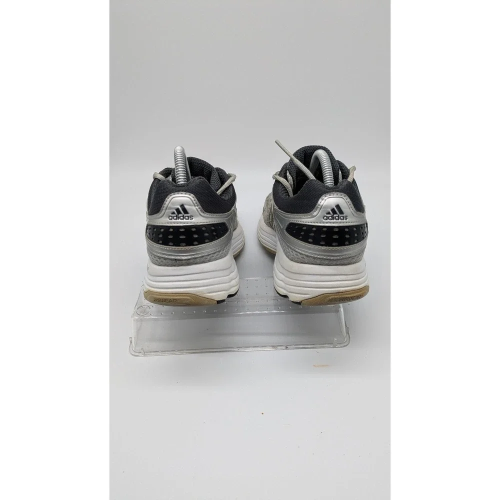 Adidas Mens Running Shoes Size 10 Gray Silver Black Athletic Sneakers